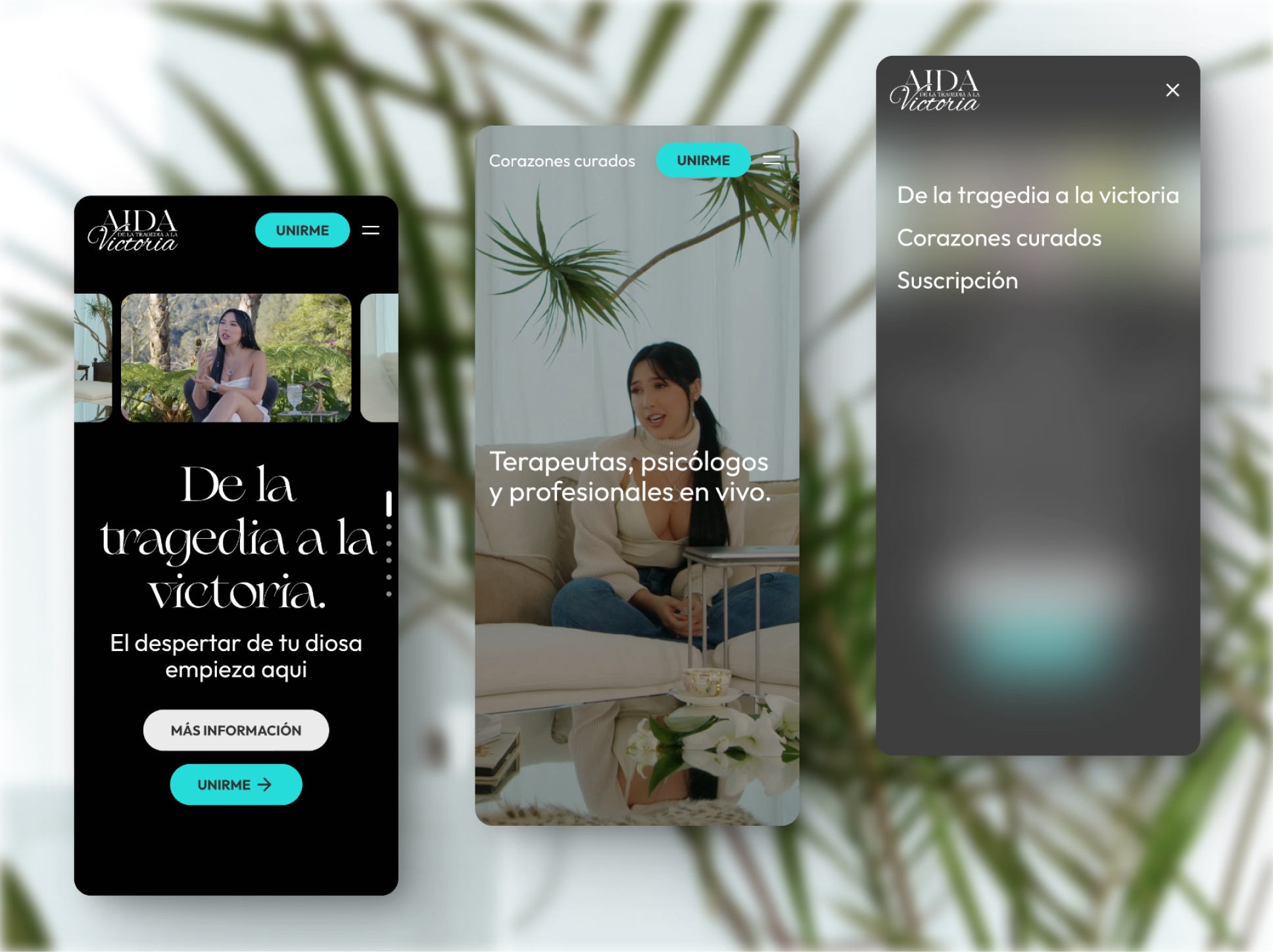 Home page mobile designn