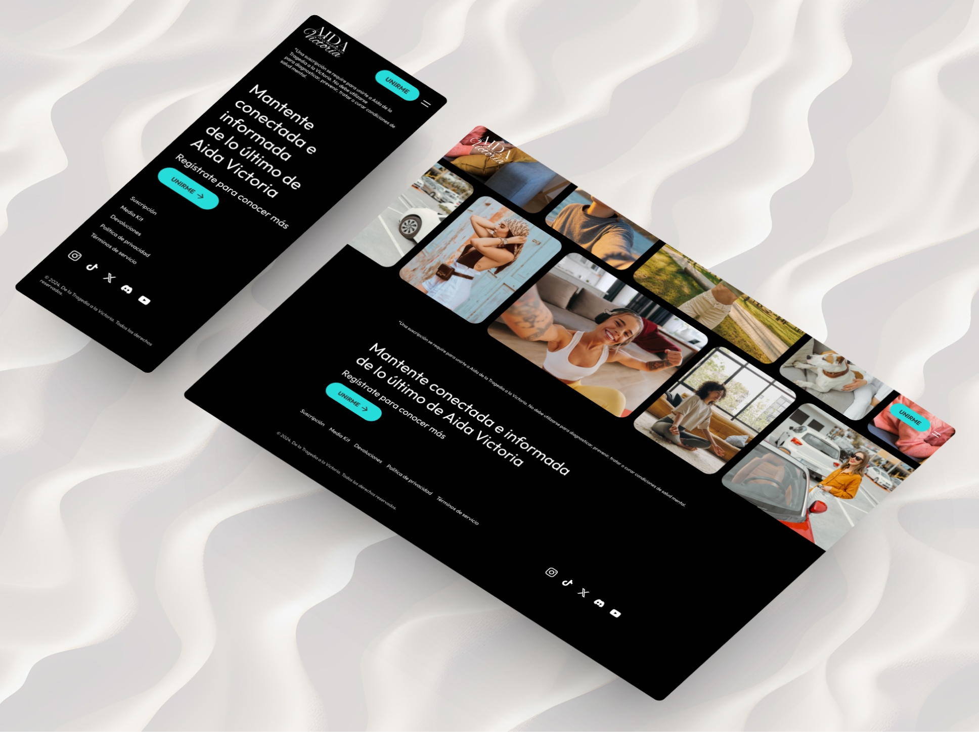 Website footer design