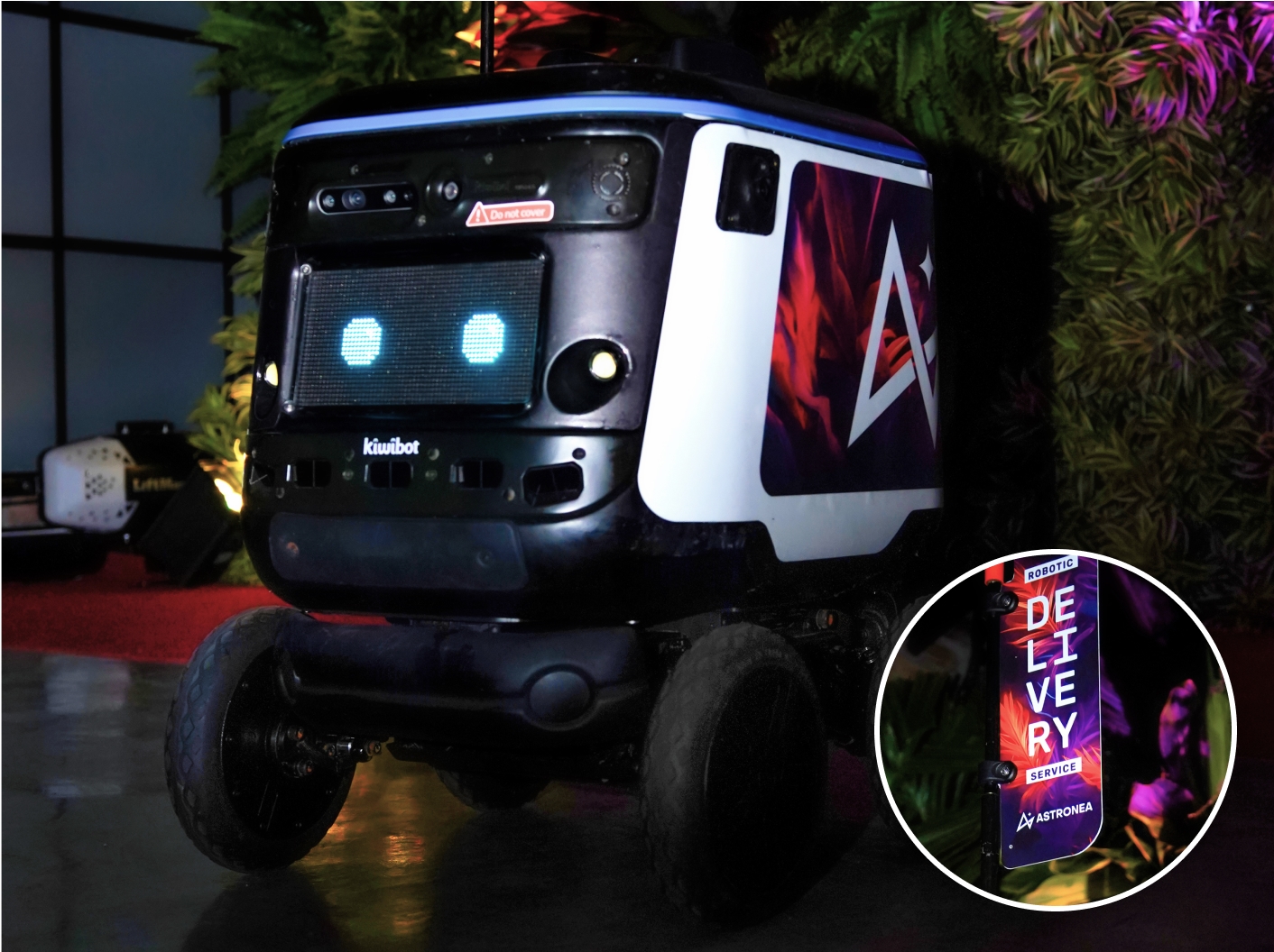 Kiwibot vinyl wrap design