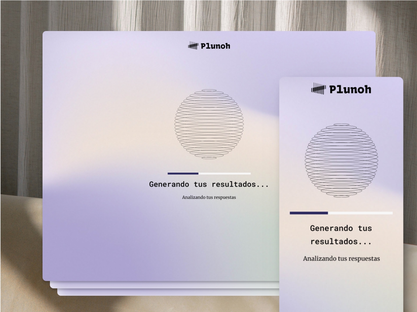 Analyzing test results page design