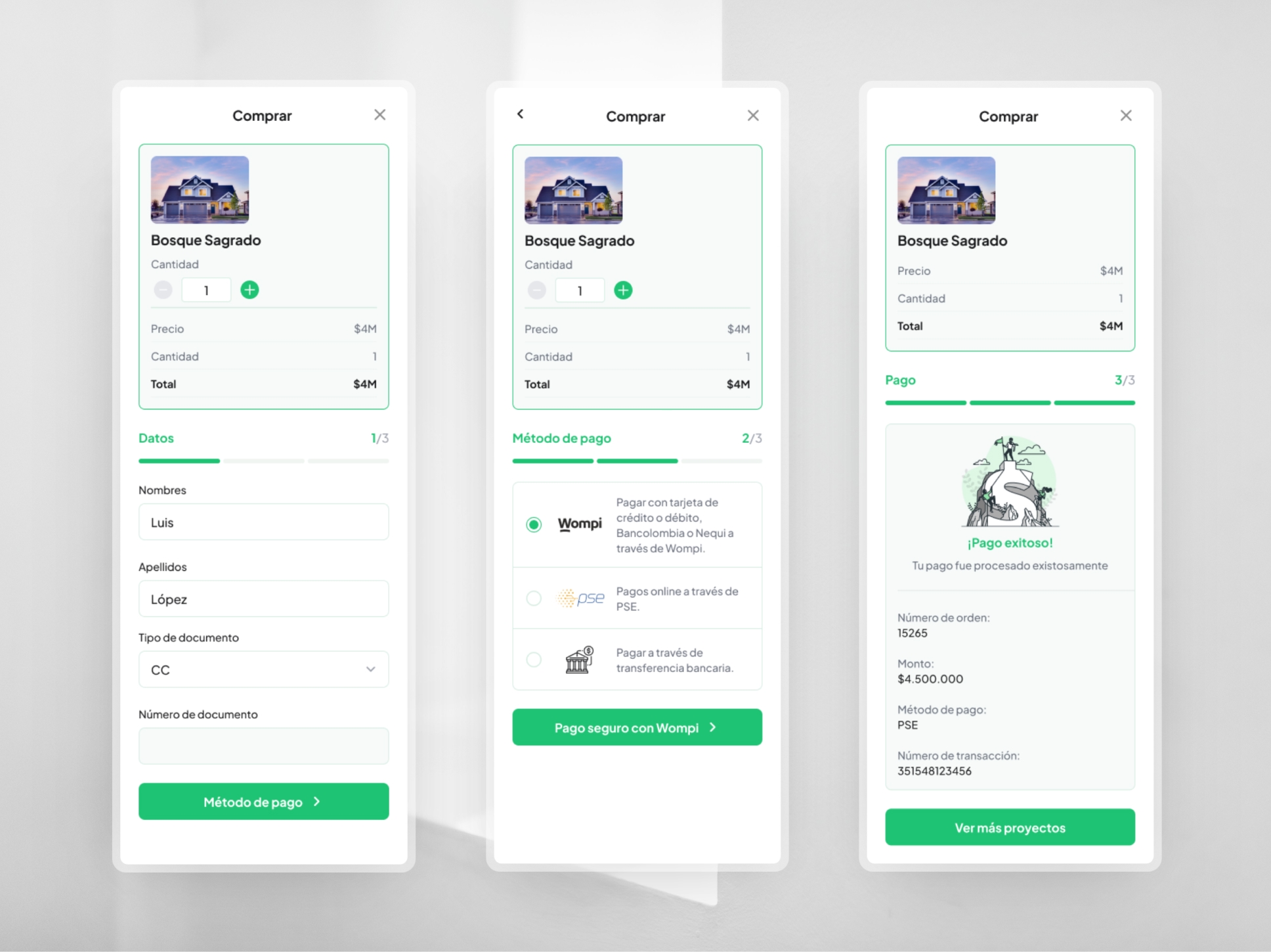 Fractional shares checkout design